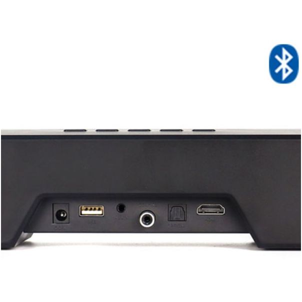 MICROLAB Onebar02 LED Bluetooth speaker soundbar 2x15W, USB, HDMI, AUX, Optical, Coaxial, black - 45396
