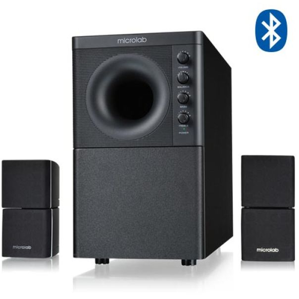 MICROLAB X3 BT Aktivni drveni zvucnici 2.1 sistem 98W RMS, 3,5mm, Bluetooth - 45401