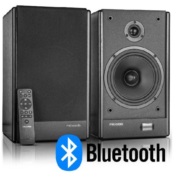 MICROLAB SOLO26 Aktivni drveni zvucnici 2.0 130W RMS(2x65W) 6.5+1, Bluetooth, Optical, Coaxial, 2RCA - 45399-1