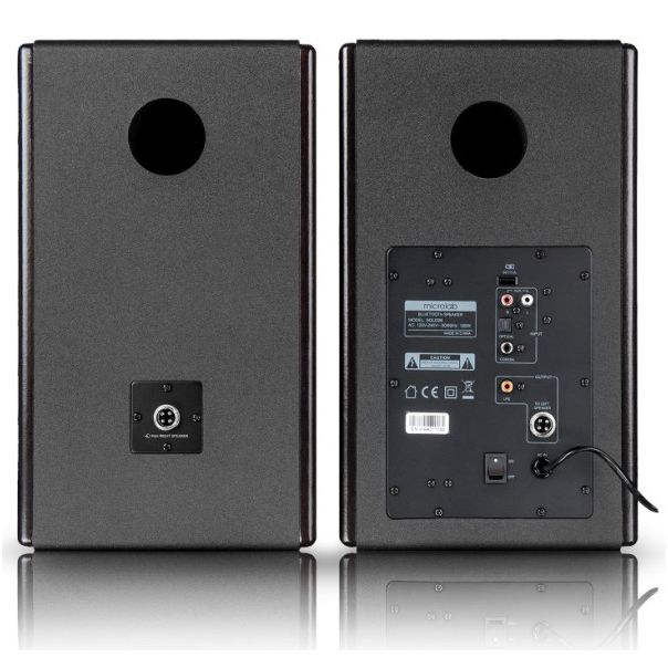 MICROLAB SOLO26 Aktivni drveni zvucnici 2.0 130W RMS(2x65W) 6.5+1, Bluetooth, Optical, Coaxial, 2RCA - 45399-1