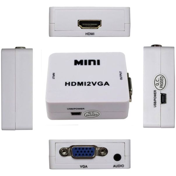 BRK Konverter mini HDMI na VGA HDMI2VGA - 38231-1