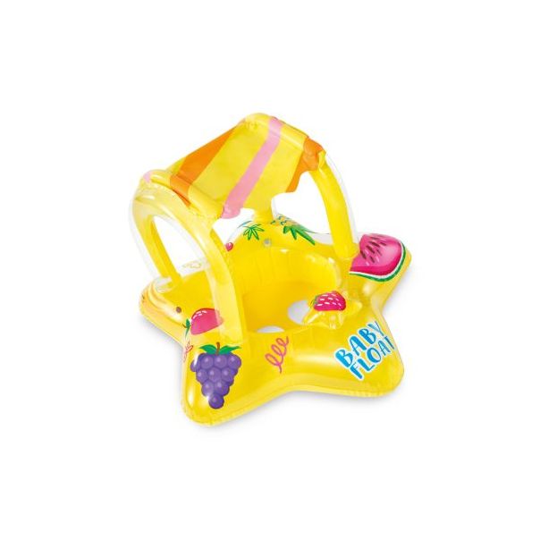 INTEX Šlauf za bebe sa zaštitom od sunca, žuta - 56573NP