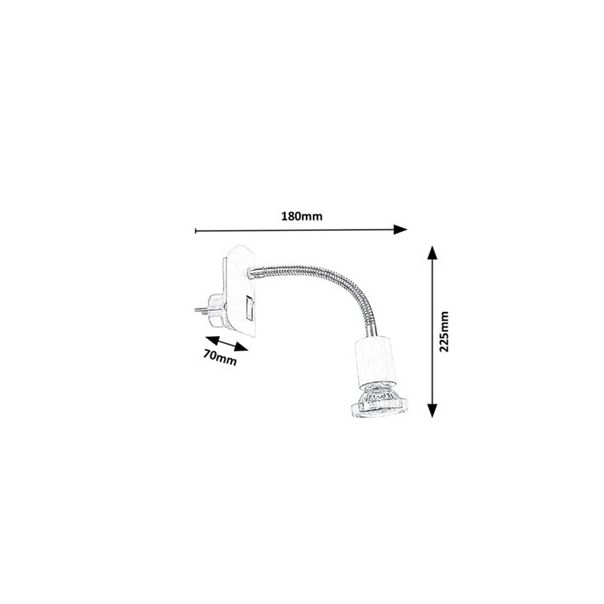 Rabalux Spot rasveta Dobra GU10 1x MAX 35W bela (5673) - 5673