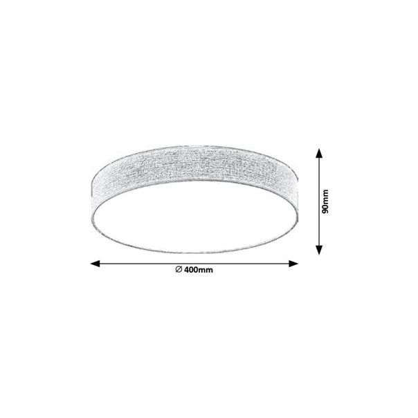 Rabalux Plafonjera Artemis LED 24W sivo (5681) - 5681