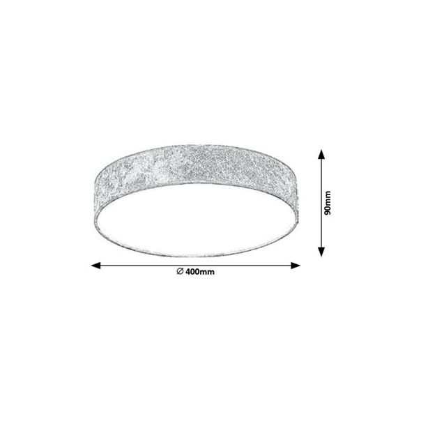 Rabalux Plafonjera Artemis LED 24W zlatna folija (5683) - 5683