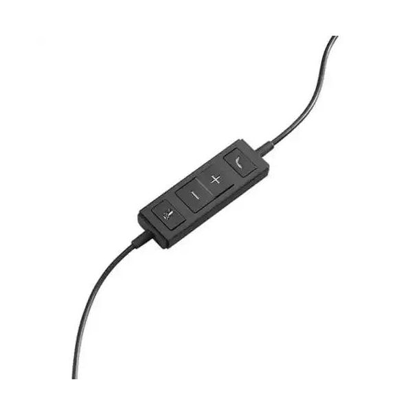 LOGITECH Corded USB Headset H570E with Leatherette Pad - 981-000575