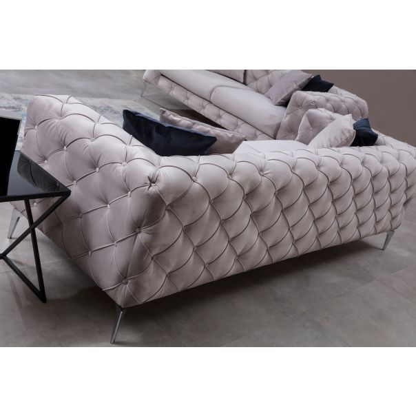 ATELIER DEL SOFA Dvosed Como, svetlosiva - 569HLN1104