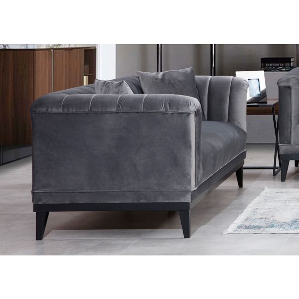ATELIER DEL SOFA Sofa dvosed Trendy, tamnosiva - 569HLN1110