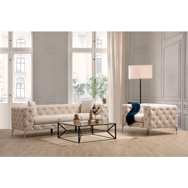 ATELIER DEL SOFA Trosed Como, bež - 569HLN1126