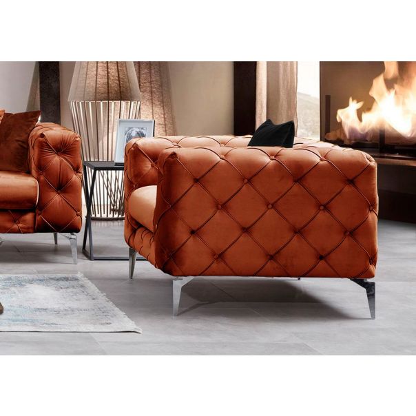 ATELIER DEL SOFA Fotelja Como, narandžasta - 569HLN1130