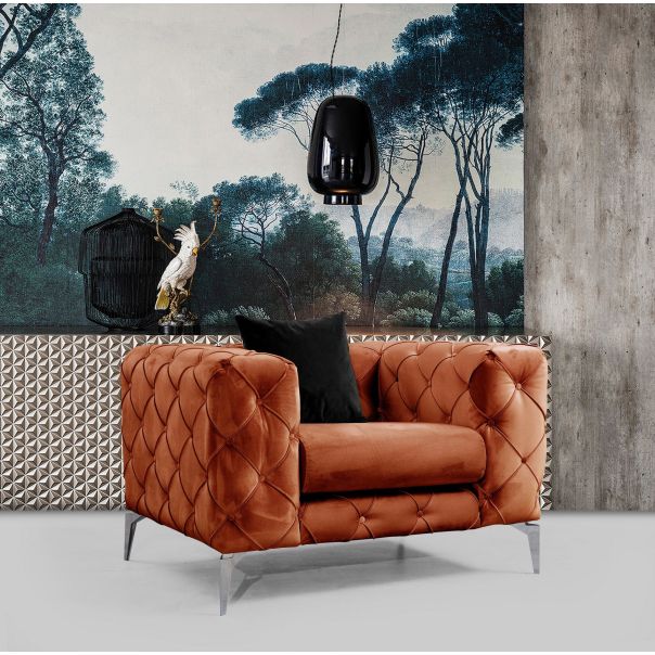 ATELIER DEL SOFA Fotelja Como, narandžasta - 569HLN1130