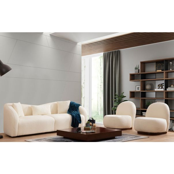 ATELIER DEL SOFA Trosed Venedik, krem - 569HLN1136