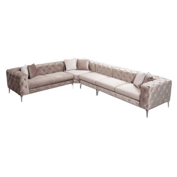 ATELIER DEL SOFA Ugaona garnitura Como, leva, bež - 569HLN1305