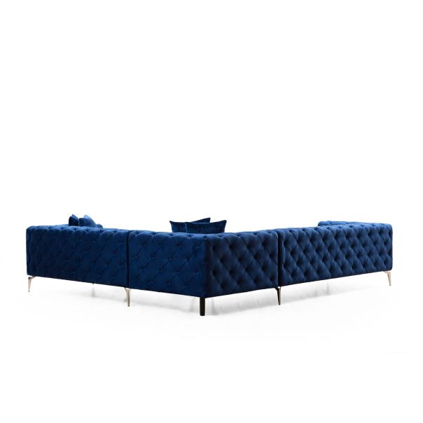 ATELIER DEL SOFA Ugaona garnitura Como, desna, tamnoplava - 569HLN1316