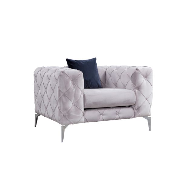 ATELIER DEL SOFA Fotelja Como, svetlosiva - 569HLN1502