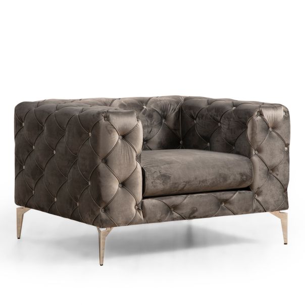 ATELIER DEL SOFA Fotelja Como, antracit - 569HLN1507