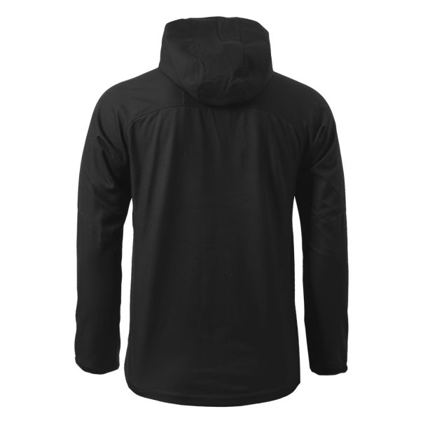 Softshell jakna BLACK PEAK – 8.000 mm, raglan rukavi, vodootporni rajsferšlusi, crna – veličina S - EP3259301