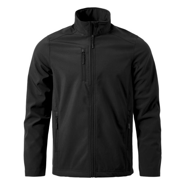 Muška softshell jakna SKIPPER – 8.000 mm, polar postava, 550 g, OEKO-TEX, crna – veličina 3XL - EP3259283