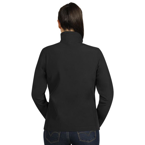 Ženska softshell jakna SKIPPER – 8.000 mm, ženski kroj, 430 g, OEKO-TEX, crna – veličina XXL - EP3259298