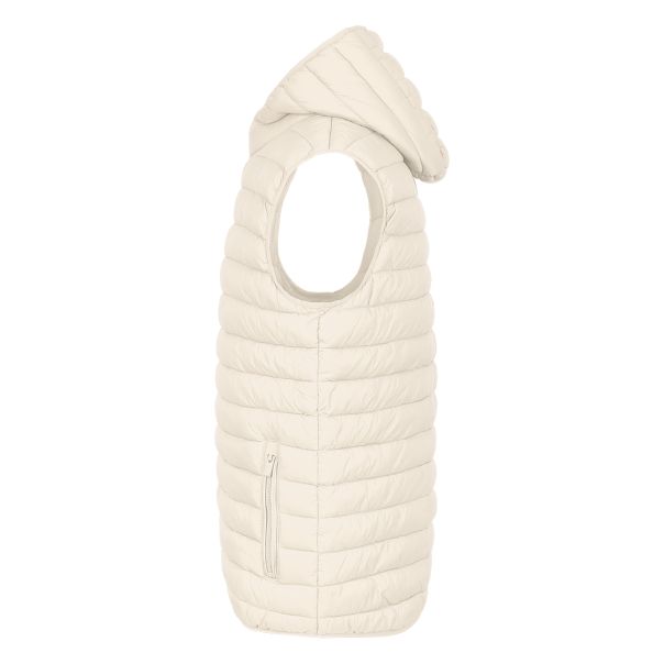 Štepani prsluk sa kapuljačom LIBERTY HOOD, beli – veličina XXL - EP3258832