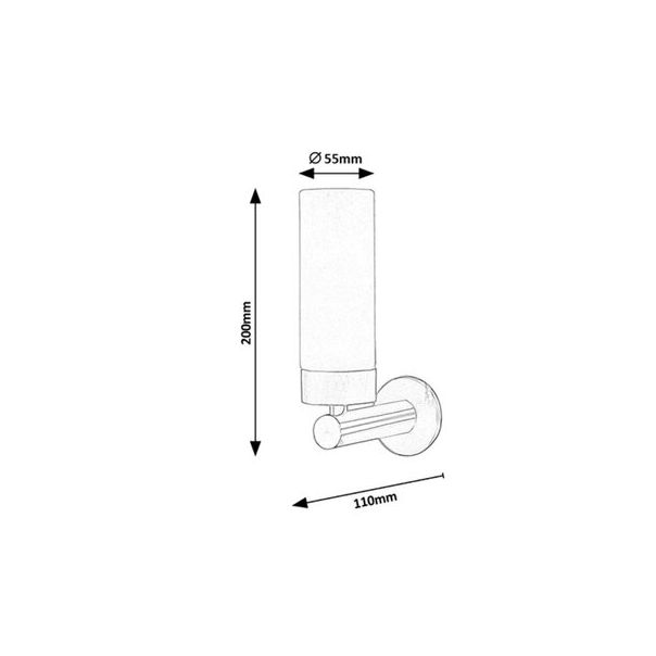Rabalux Kupatilska rasveta Betty LED 4W hrom (5713) - 5713