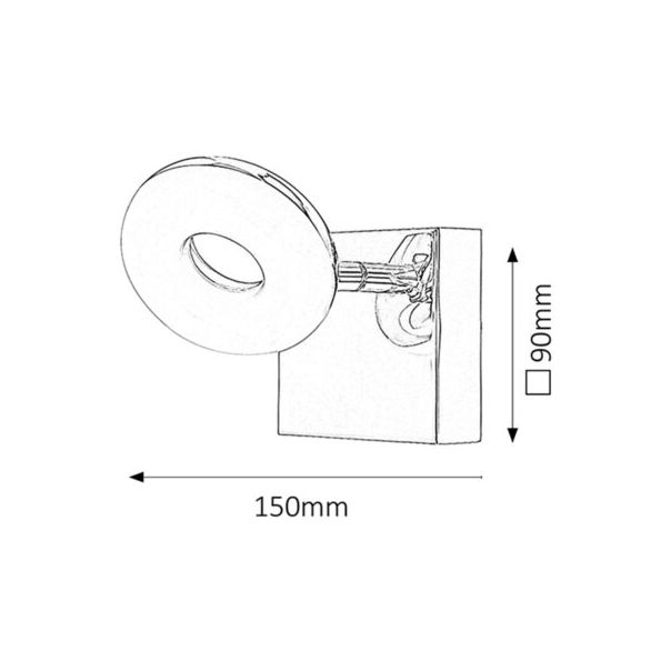 Rabalux Kupatilska rasveta Beata LED 5W hrom (5716) - 5716