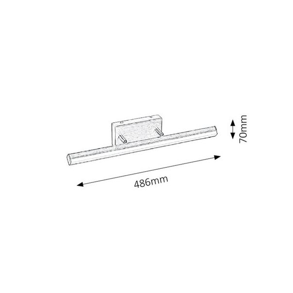 Rabalux Kupatilska rasveta Silas LED 12W bronzana (5720) - 5720