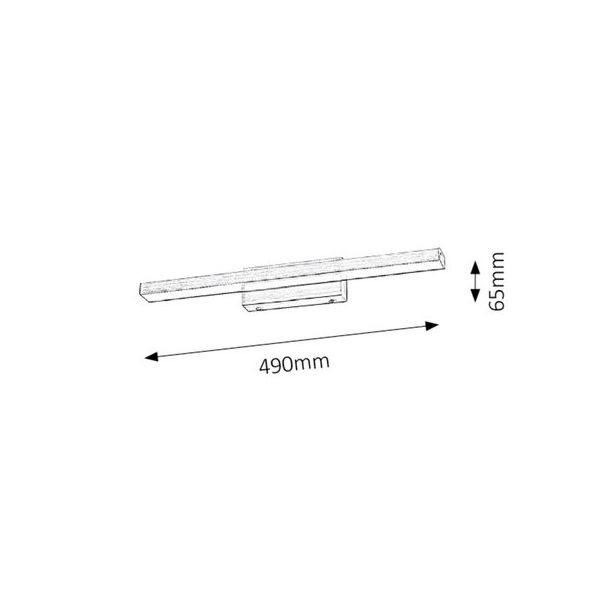 Rabalux Kupatilska rasveta John LED 12W bronzana (5721) - 5721