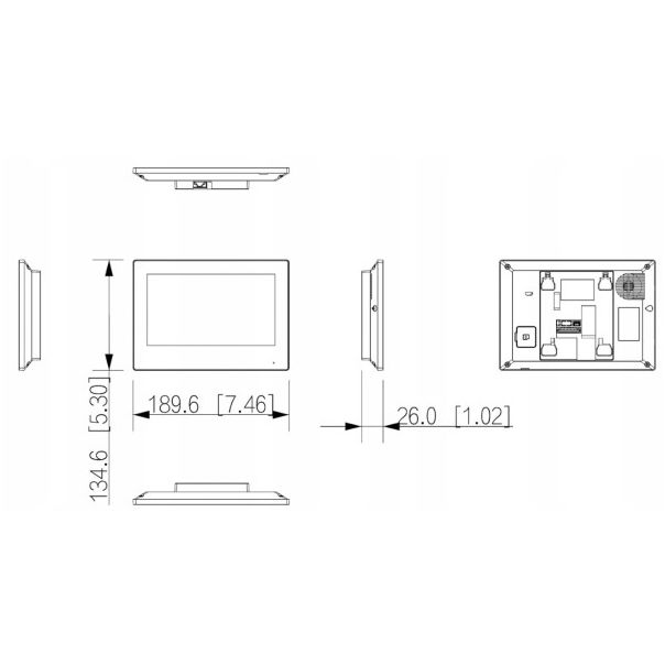 DAHUA Monitor interfon VTH2621G-WP ip SIP 2.0 - 45515