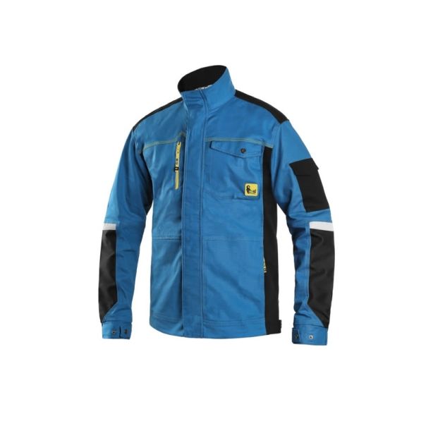 CANIS Radna bluza Stretch, svetloplava/crna - 57377