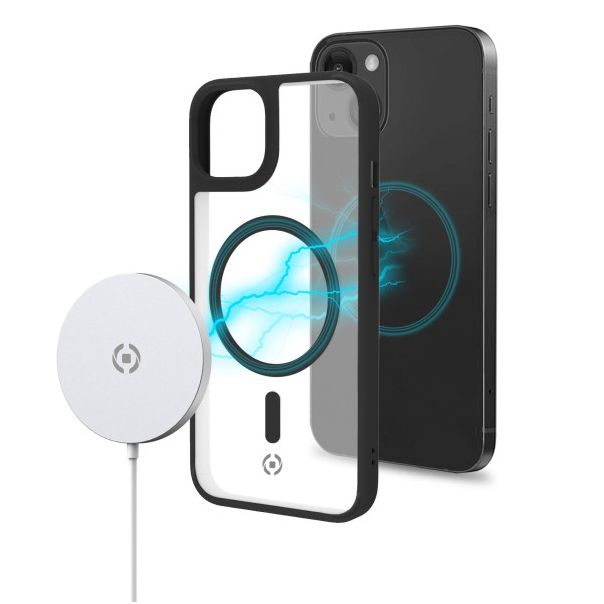 CELLY MAGMATT futrola za iPhone 14 Plus, crna - MAGMATT1026BK