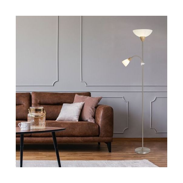 Rabalux Podne lampe Diana E27 G45 1X MAX 40 + E14 1X MAX 40W brušeni hrom (5739) - 5739