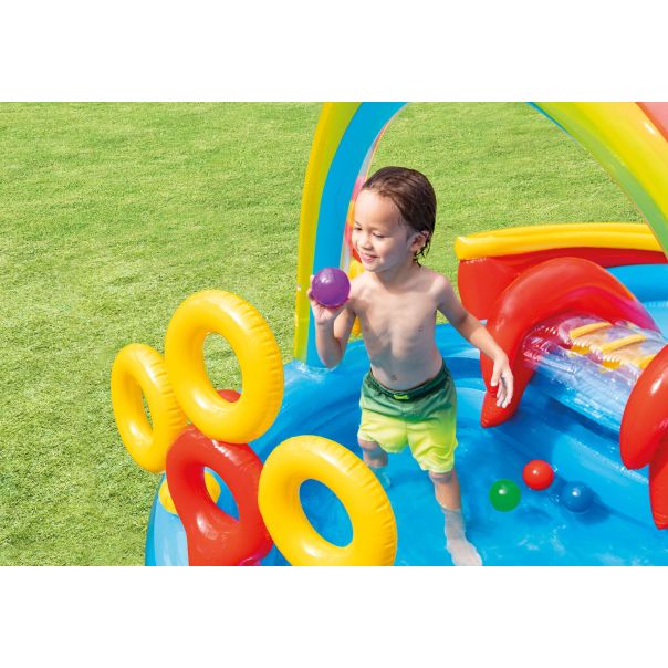 INTEX Bazen zabavni park RAINBOW 297 x 193 x 135 cm, 57453NP - 57453NP