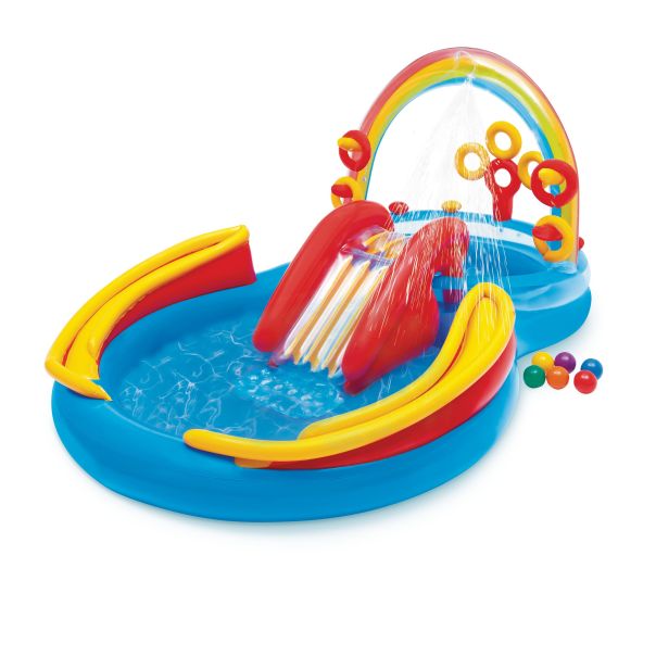 INTEX Bazen zabavni park RAINBOW 297 x 193 x 135 cm, 57453NP - 57453NP