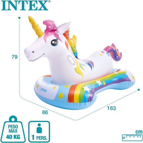 INTEX Dušek za decu Jednorog Ride on - 57552NP