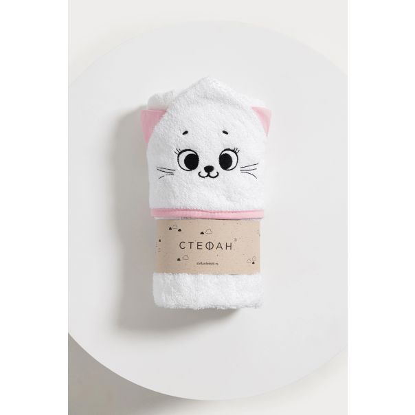 STEFAN Peškir sa kapuljačom 60x120cm Maca - 576-maca