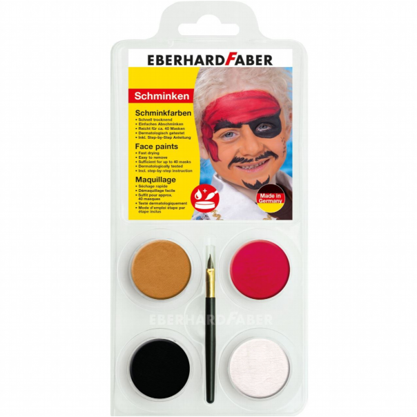 EBERHAR FABER Boje za lice Pirate, set 1/4 579014 - 579014