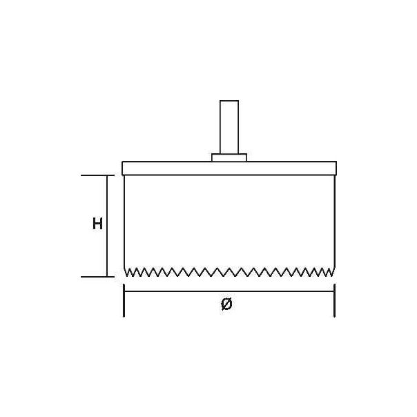 GRAPHITE Kružna testera za rupe - 57H957
