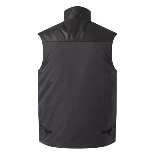 Radni prsluk HAMMER – 270 g/m², ojačanja 600D, 6 prednjih džepova, tamnosivi – veličina 3XL - EP3258688