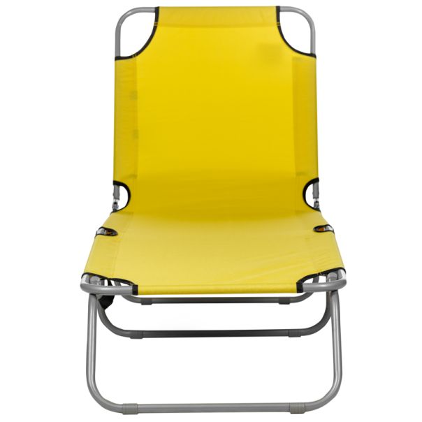 SLOVAKIA TREND Ležaljka Panama 188x55x27cm, žuta - 58059