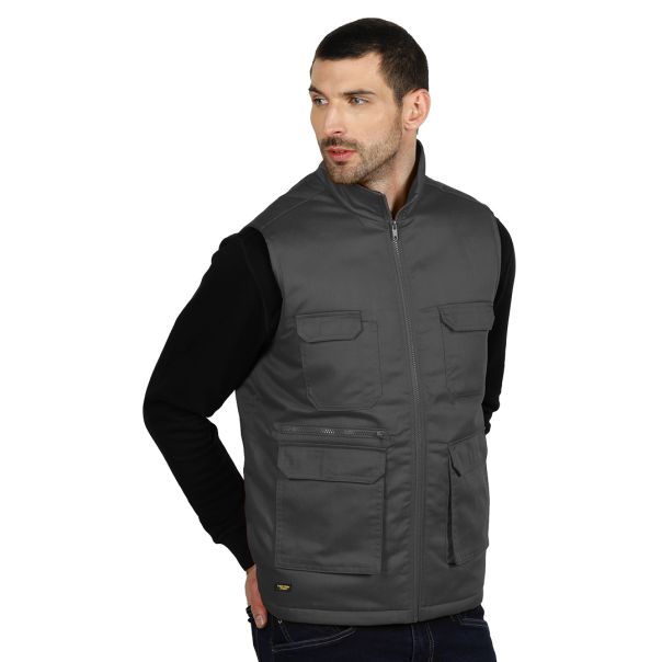 Radni prsluk CRAFT VEST II, tamnosivi – veličina M - EP3258595