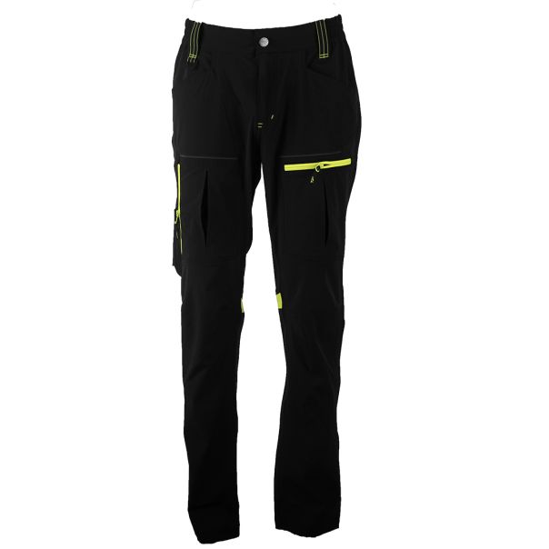 Letnje radne pantalone PANTHER PANTS S – lagani 4-way stretch 140 g/m², YKK, neon žute – veličina 58 - EP3258574