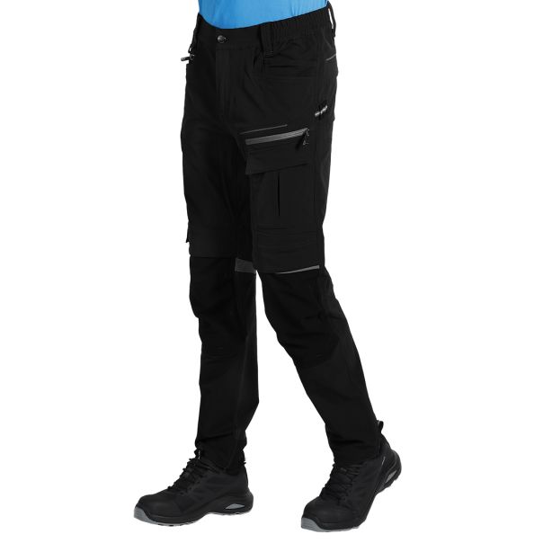 Radne pantalone PANTHER PANTS W – 4-way stretch 260 g/m², ojačana kolena, YKK, crne – veličina 54 - EP3258550