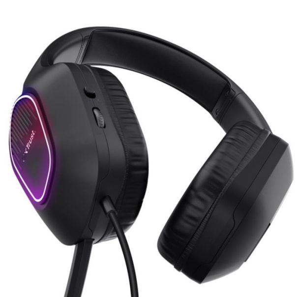 TRUST Gaming slušalice GXT416 ZIROX LED, crna - 25331-1