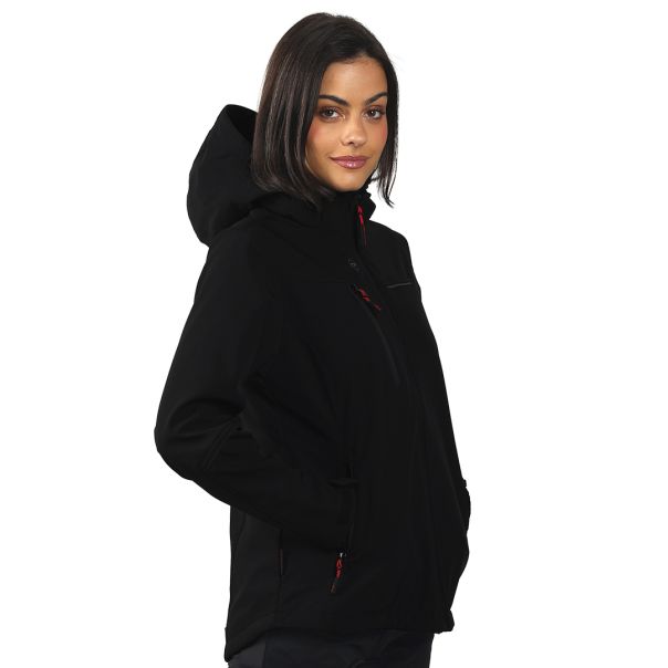 Ženska softshell jakna sa grejanjem PANTHER THERMO, crna – veličina S - EP3258385