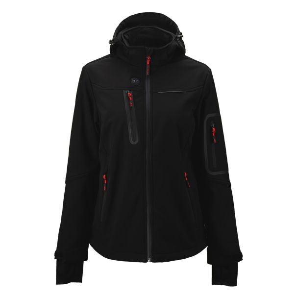 Ženska softshell jakna sa grejanjem PANTHER THERMO, crna – veličina S - EP3258385