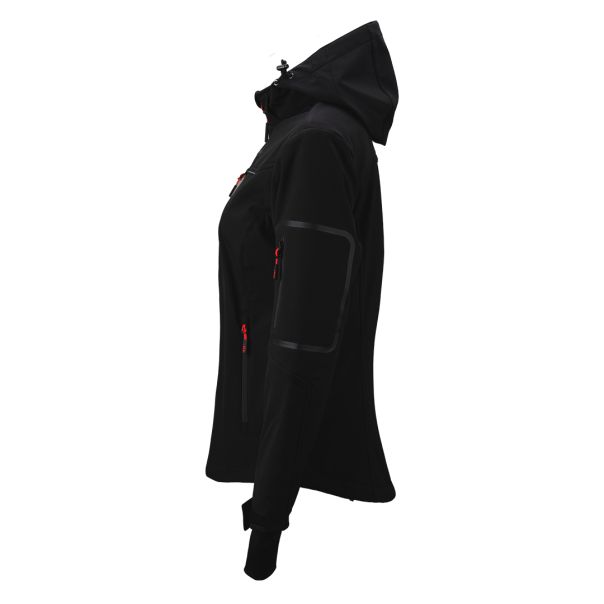 Ženska softshell jakna sa grejanjem PANTHER THERMO, crna – veličina XXL - EP3258397