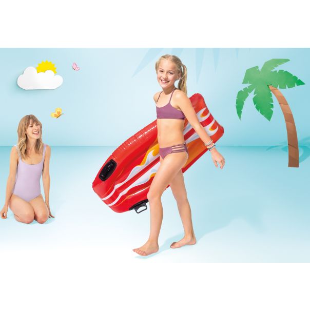 INTEX Daska na naduvavanje Crvena 112 x 62 cm, 58165NP - 2 - 58165NP-2