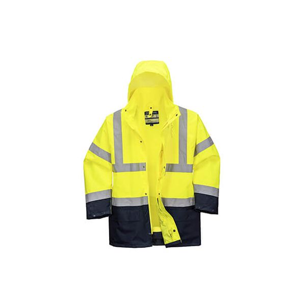PORTWEST Jakna visoke vidljivosti S766 Essential 5u1 Hi-Vis, žuta/plava - 58255