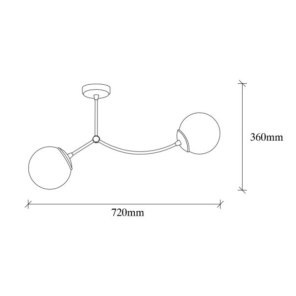 OPVIQ Luster Kromozom 1011, crna/bela - EP3004717